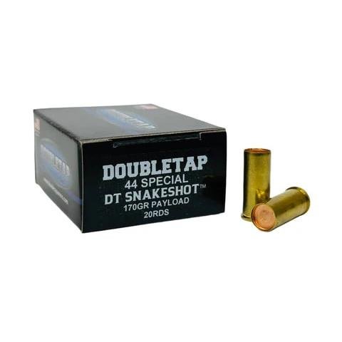 Double Tap DT Snakeshot Handgun Ammunition 44 Spl 70gr #9 1000 fps 20rds - DoubleTap Ammunition - 44 Special