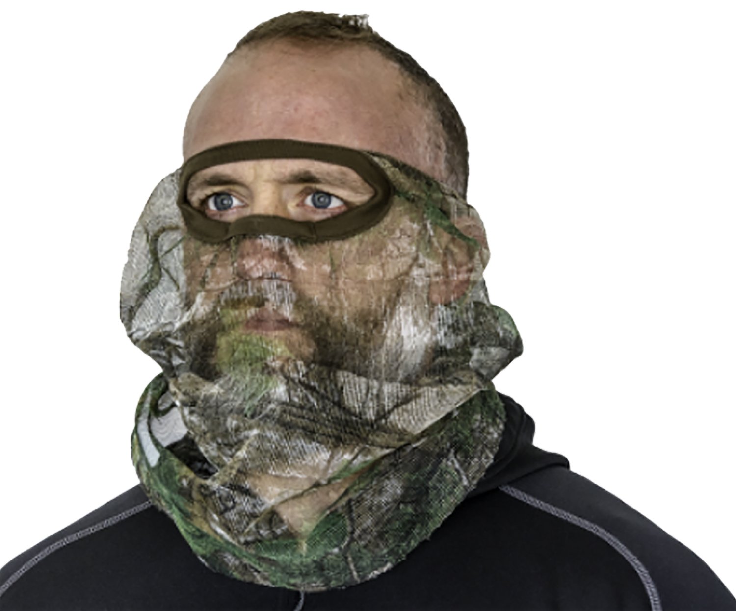 Hunter Specialties 3/4 Net Facemask Realtree EDGE Camo - GSM Outdoors - 3/4 FACE MASK