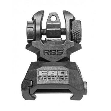 FAB Defense FXRBS Rear Back-Up Sight AR-15 M4 M16 Dual Aperture Black
