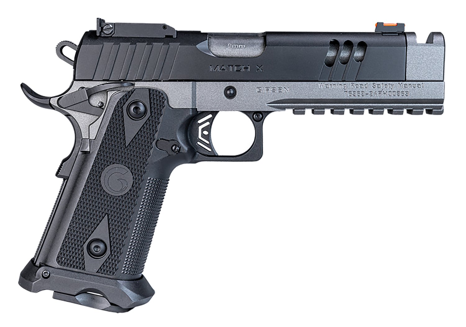 EAA 395025 Witness 2311 9MM 17+1/20+1 Fiber Optic Sights Tungsten Gray
