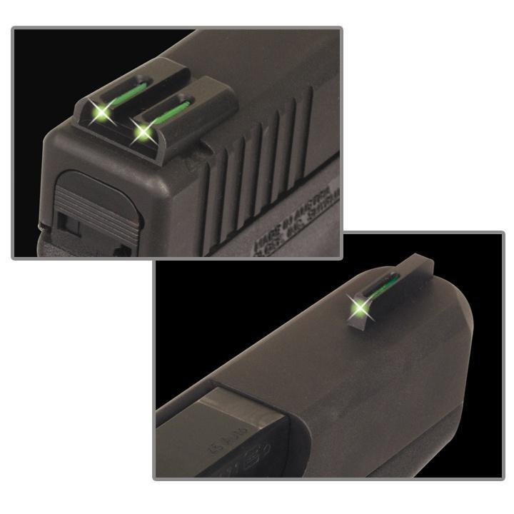 TruGlo Brite-Site Tritium/Fiber Optic Sight Fits S&W M&P Green TG131MPT