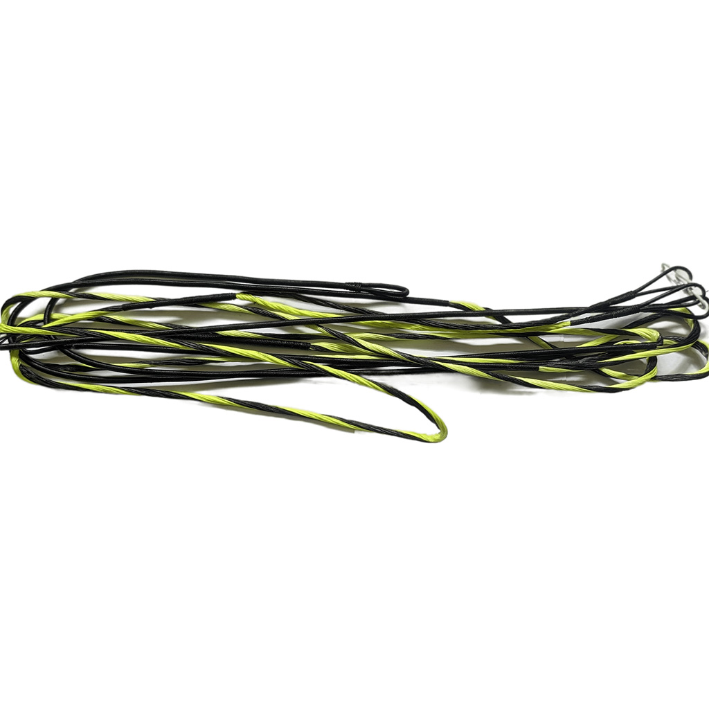 J and D Genesis D97 String and Cable Kit Black/Flo Yellow 79.25/31 in.