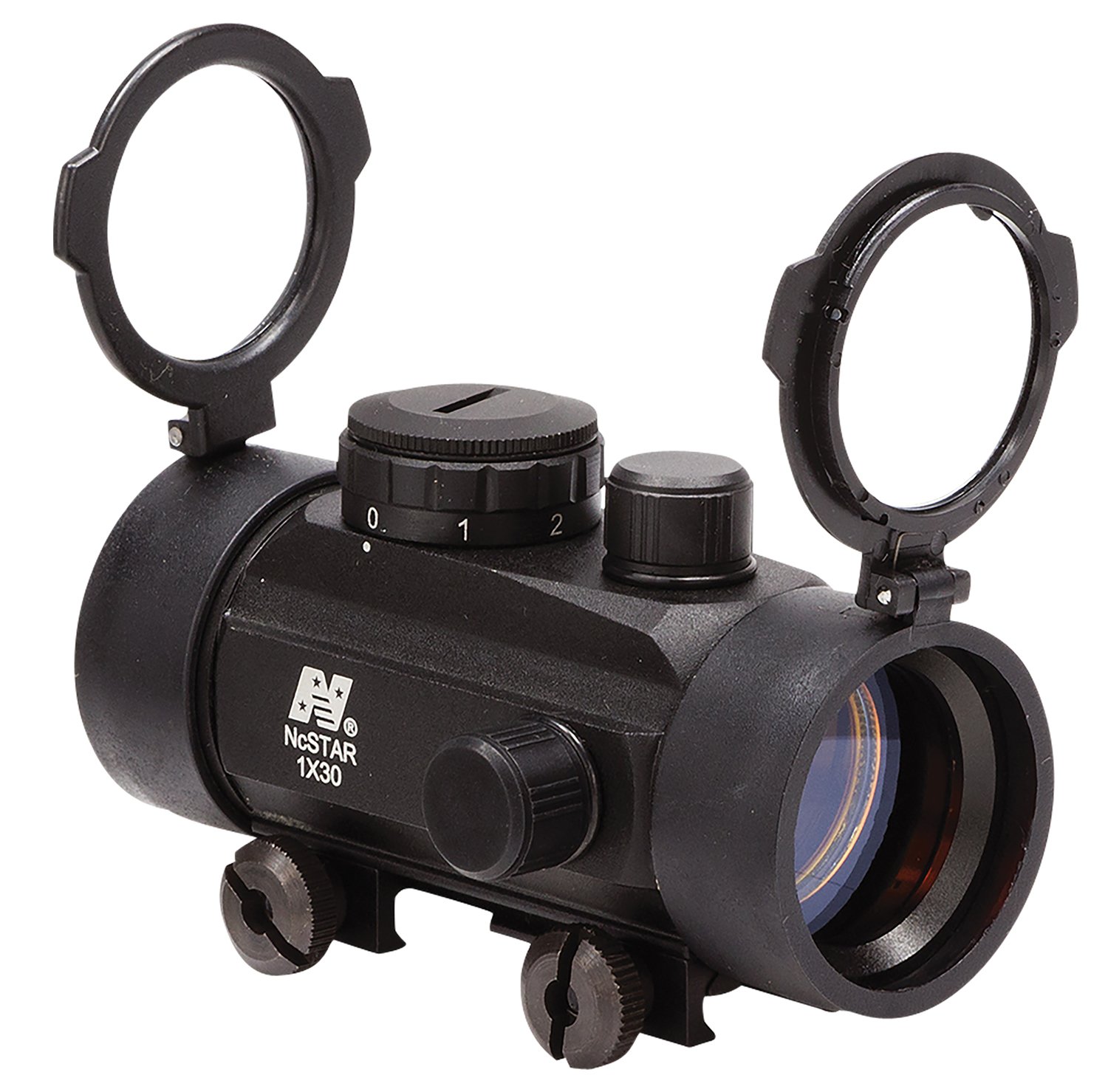 NcStar DBB130 Red Dot Sight 30mm Black Anodized 1x 3 MOA Unlimited Eye Reli