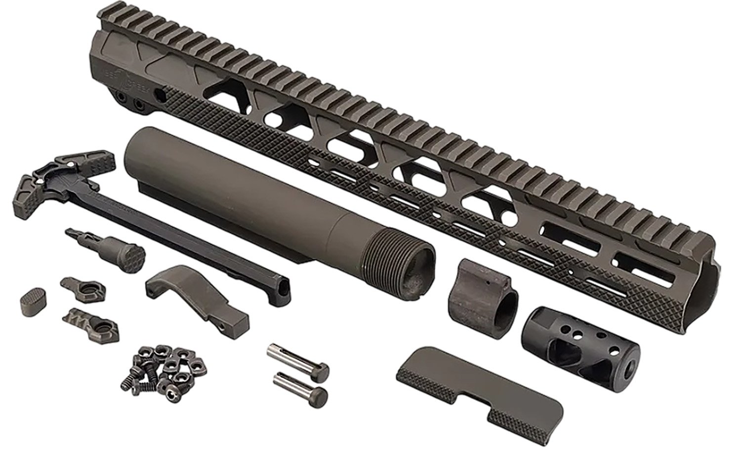 Timber Creek TCGKF Greyman AR-15 Build Kit, Type III Hard Coat, Earth Tones