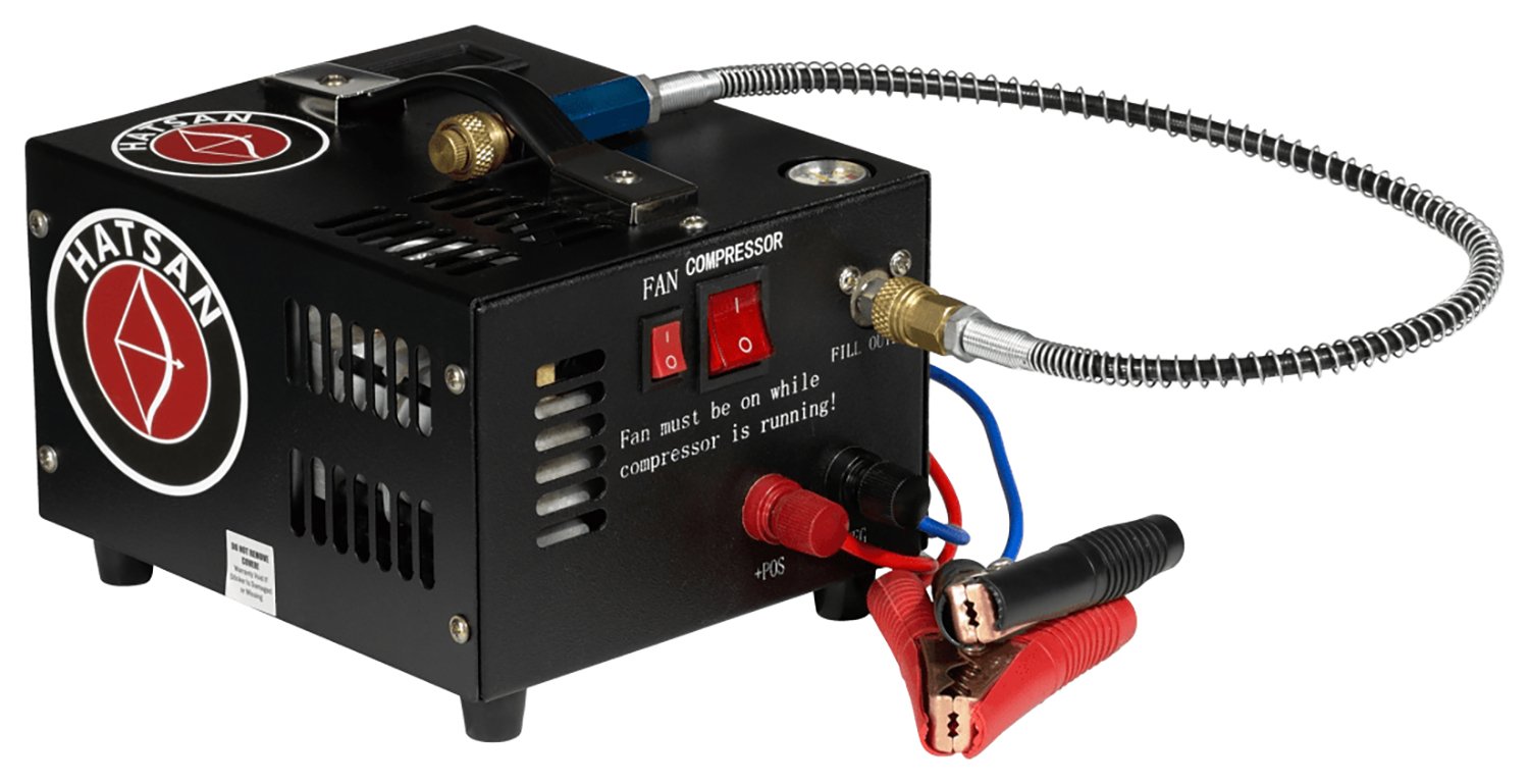 Hatsan HA91005 TactAir Spark PCP Compressor 4500 PSI Black - HATSAN