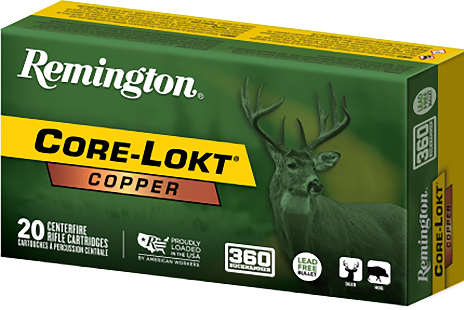 Remington Ammunition R20061 360Buckhammer 160gr Core-Lokt Tipped 20 Per...