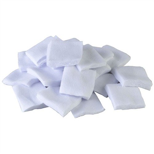 Brownells Square Cotton Patches 1.75" 7MM/9MM 1000 Pack - Brownells - 8MM