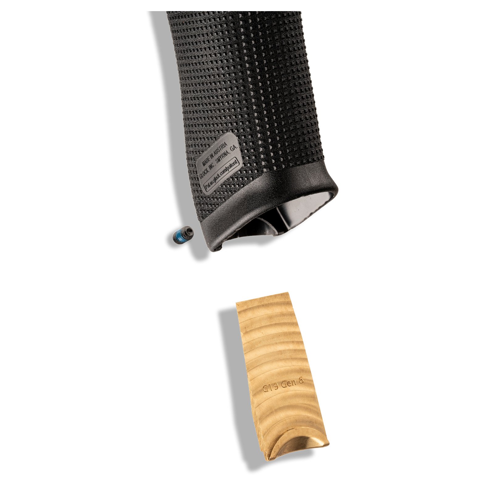 C&H Precision Speed Feed Pro Brass Handgun Part Fits GLOCK 19 Gen6 Brass