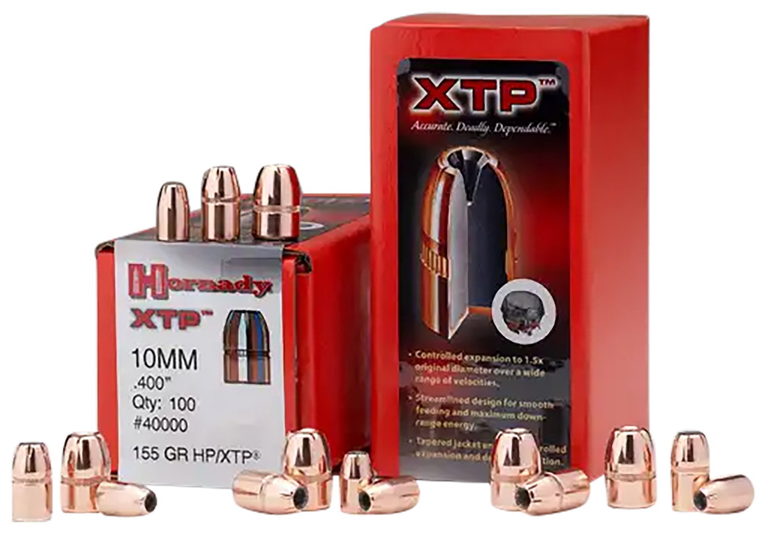 Hornady Traditional Pistol Bullets 41 cal. .410 210 gr. XTP 100 box - Horn Hunter - 41 Caliber