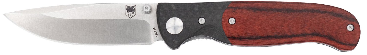 CobraTec Knives CTBRN Baron EDC 3.25" Folding Drop Point Plain Satin...