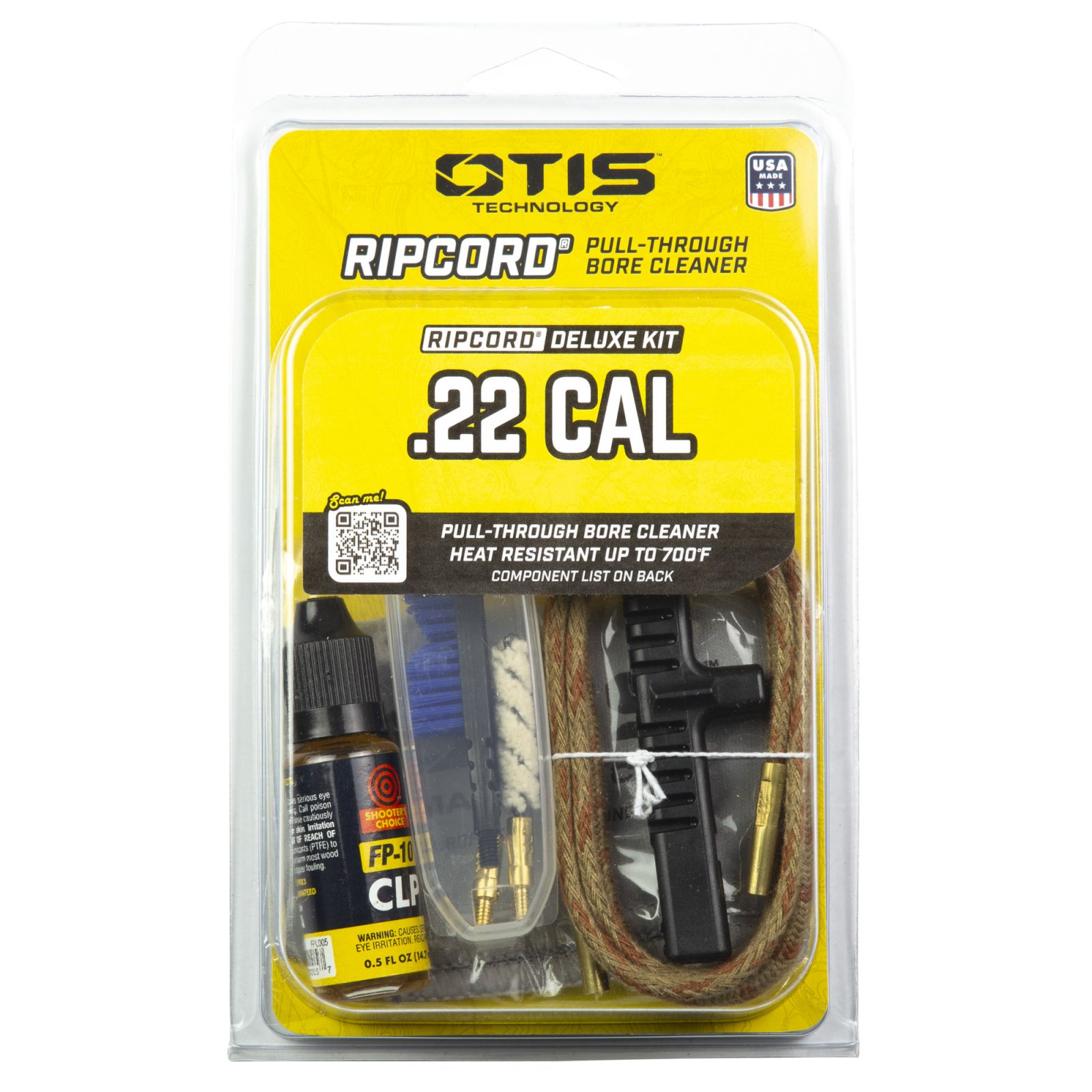Otis Technologies .22CAL Ripcord Deluxe Kit - Complete Cleaning for On-the-Go Use
