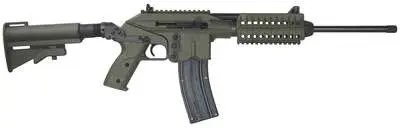 Kel-Tec SU22EGRN 22LR 16" Semi-Auto Rifle, Green, Collapsible Stock - Kel-Tec - 22 LR