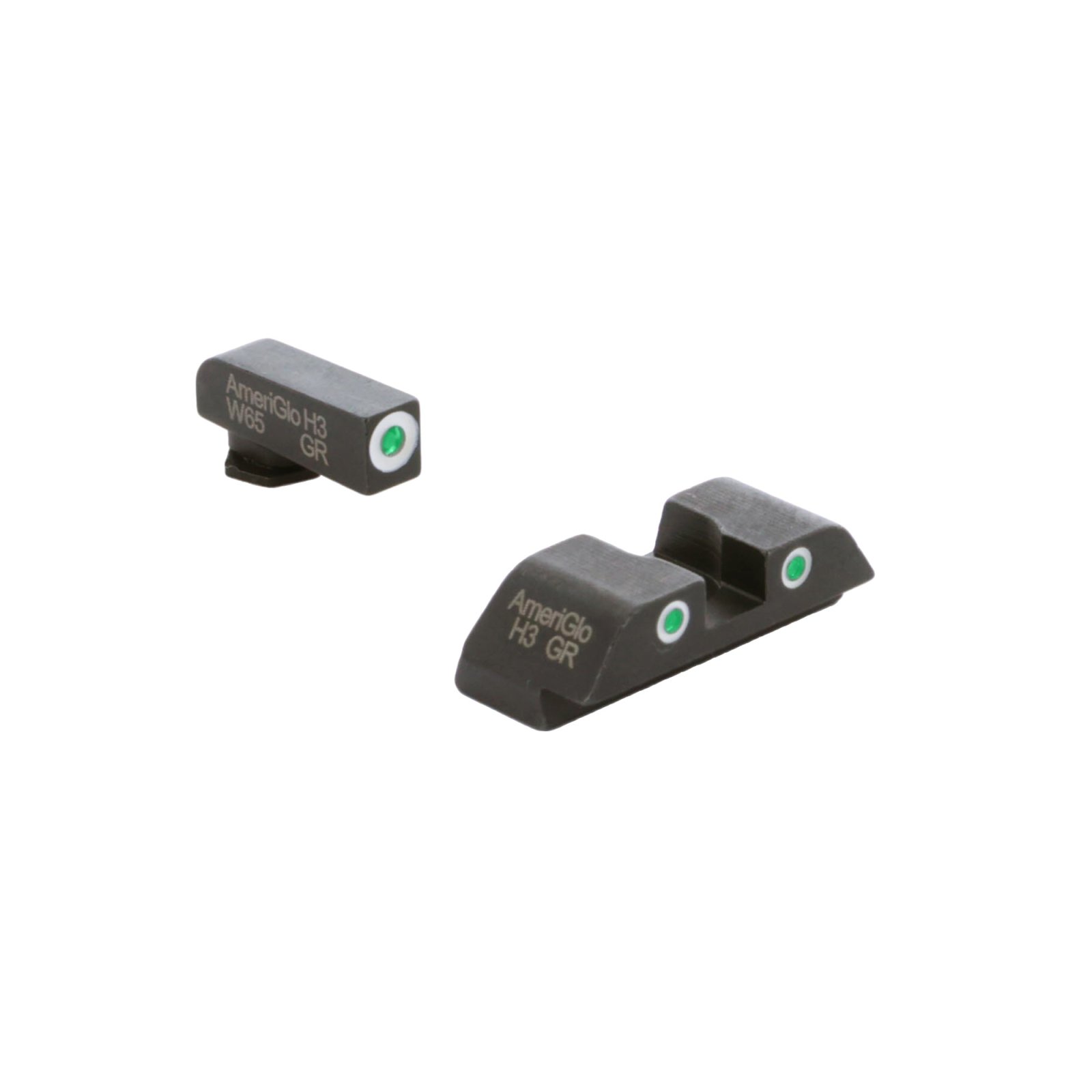 AmeriGlo GL5113 Classic Tritium Sight Set for Glock Gen 5 9mm/.40