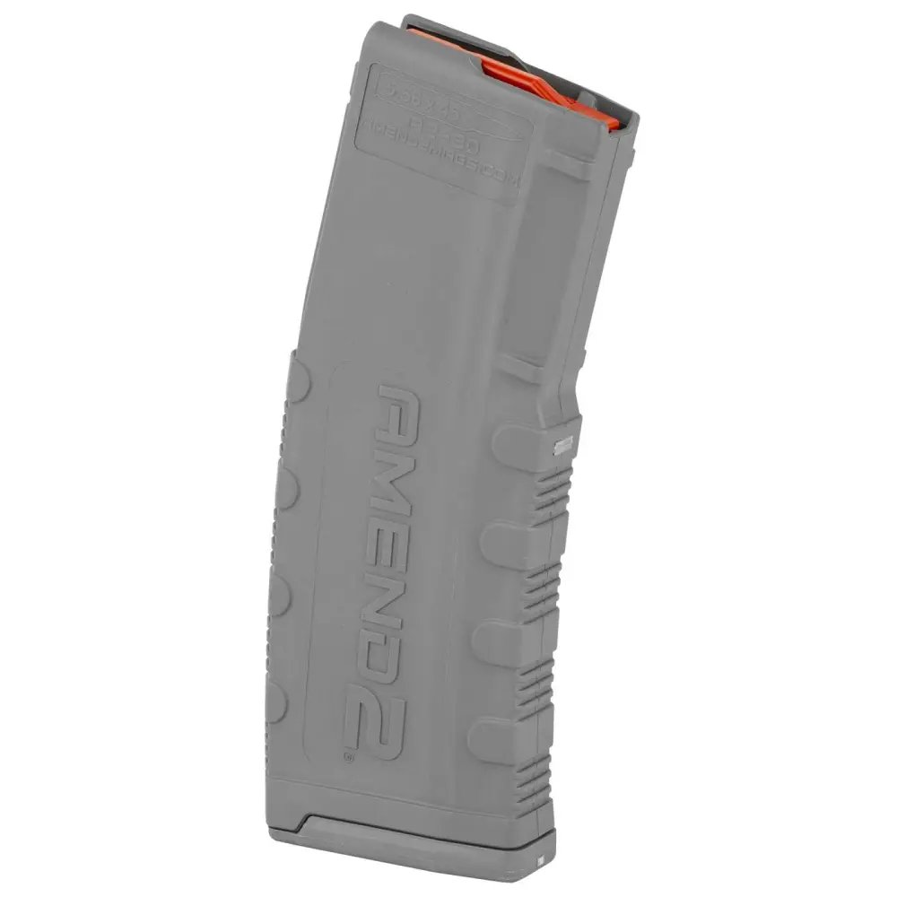 Amend2 556MOD2GRY30 5.56 NATO 30 Round Magazine in Gray Polymer - Amend2 - 30RD