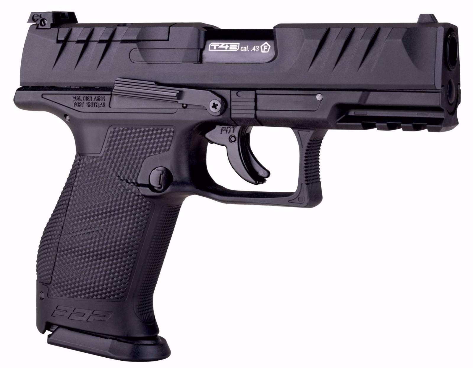 Umarex T4E Walther PDP 2292191 .43 Cal Paintball Marker, Optics Ready, Black - Umarex - .43 cal
