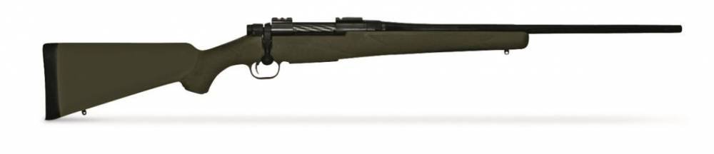 MOSSBERG PATRIOT 350 LEGEND RIFLE 22" FLUTED OD GREEN SYNTHETIC STOCK 4+1