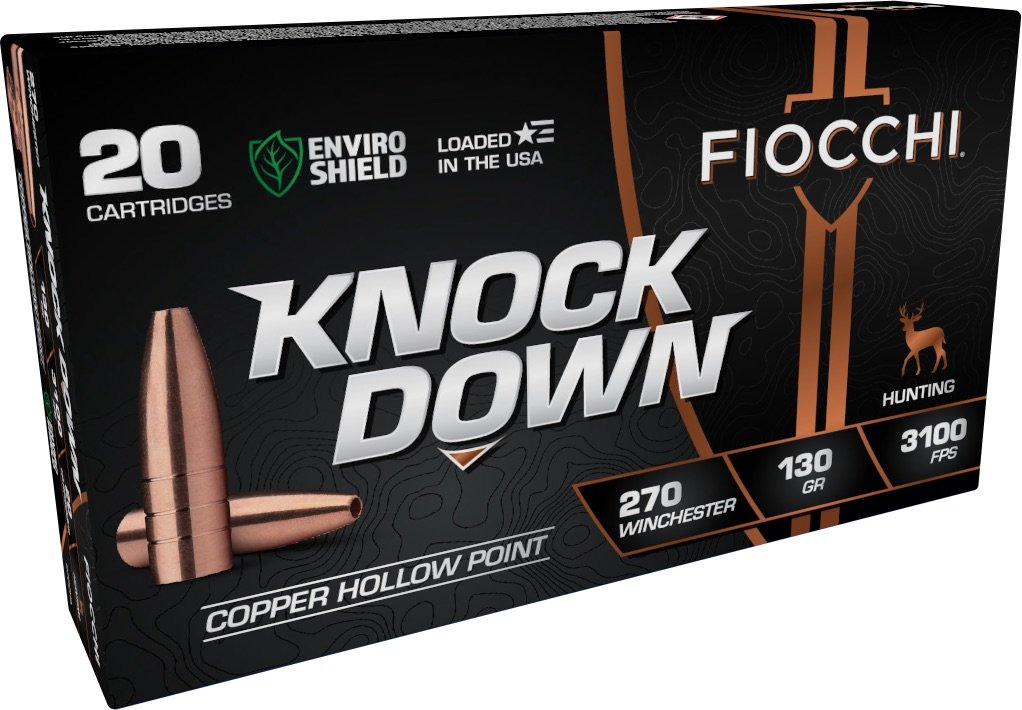 Fiocchi 270CHA 270 Winchester 130 Grain Hollow Point 20 Rounds