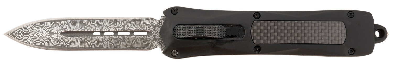 Steel River Knives A163BDD Spartan 3.50" OTF Dagger Plain Damascus...
