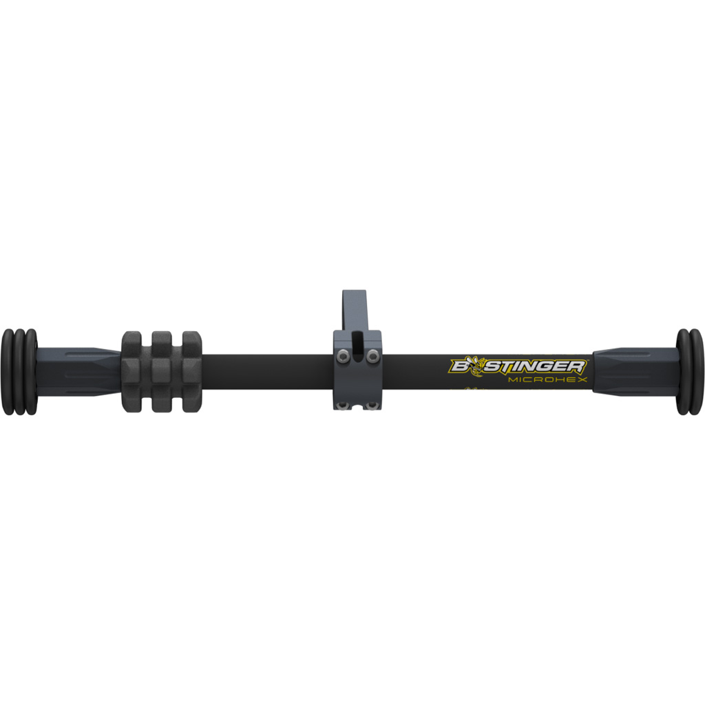 Bee Stinger MHXCS10MB MicroHex Stabilizer Matte Black 10" with Weights