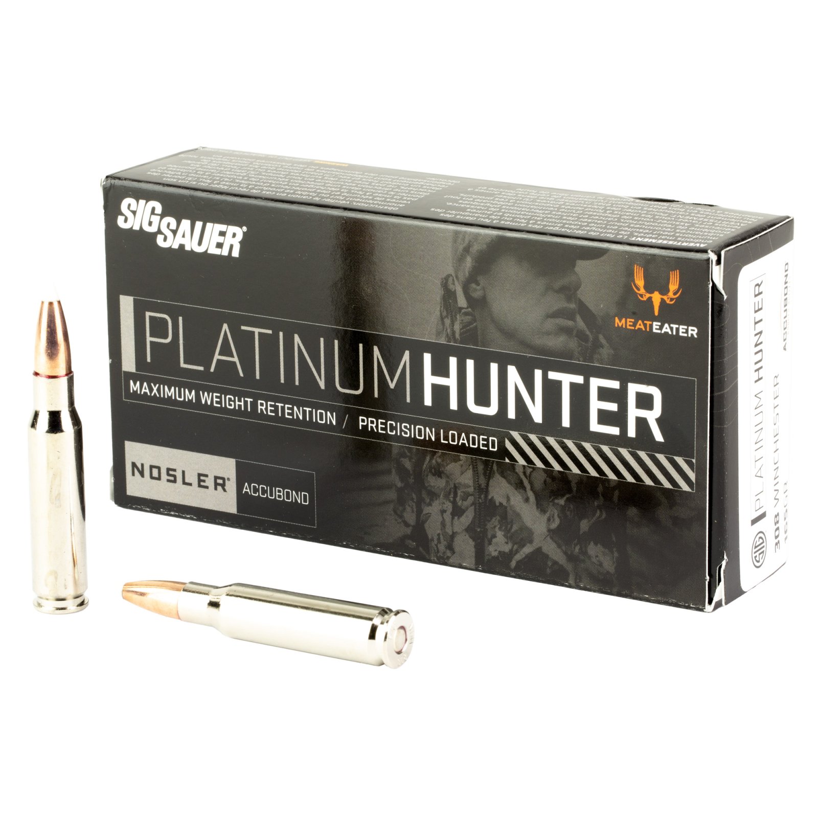 Sig SAUER Platinum Hunter 308 Win 165Gr Nosler Accubond Ammo (E308PH165-20) - Sig Sauer - 308 WINCHESTER