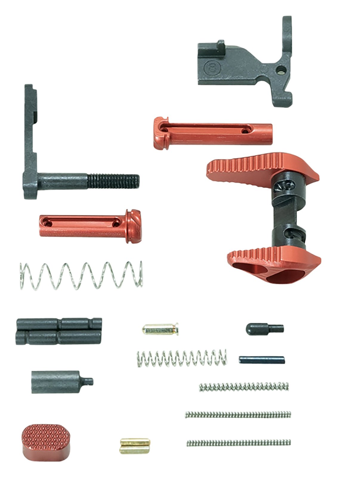 Buy Timber Creek ARLPKR AR-15 Lower Parts Kit Red Anodized Aluminum online