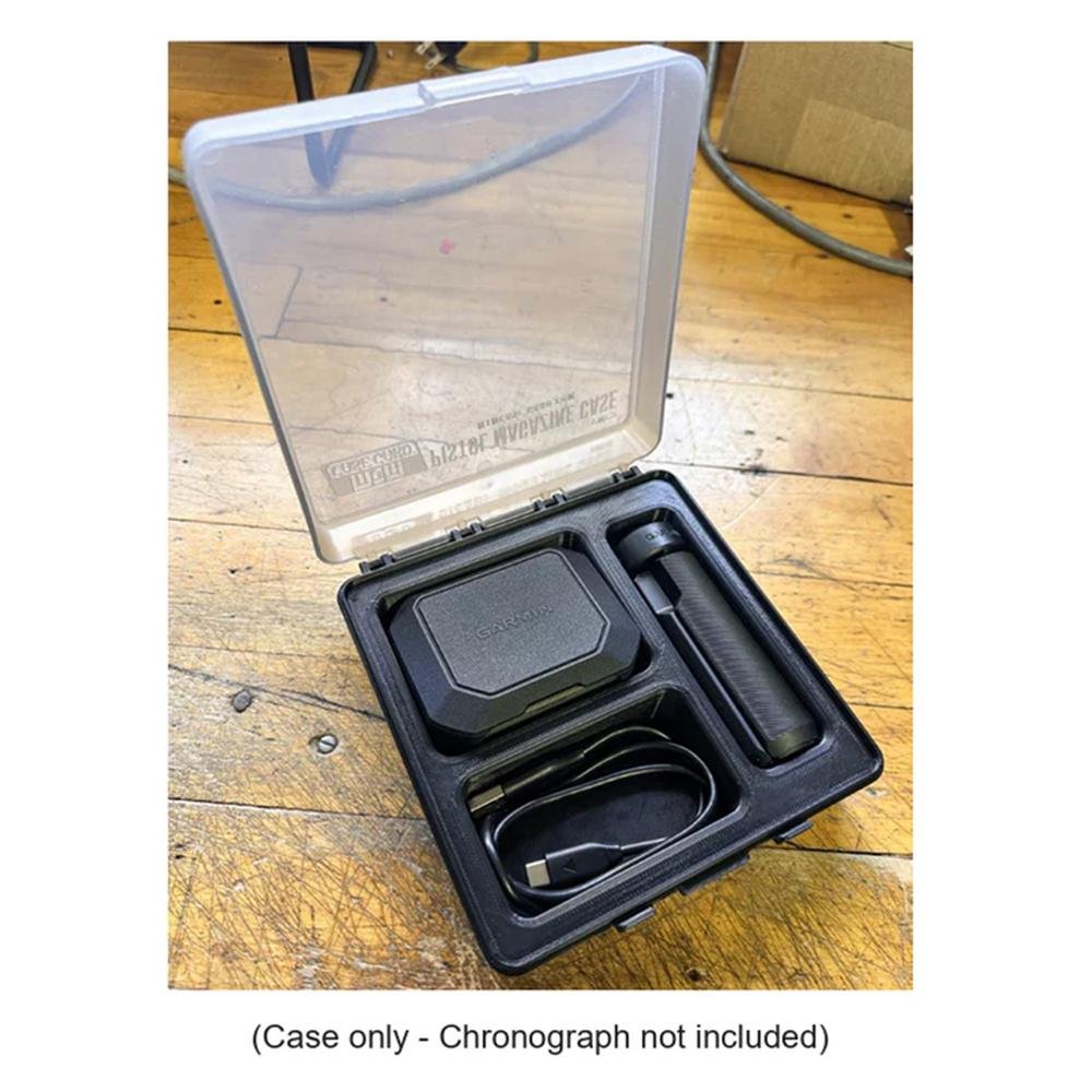 MTM Chronograph Case Black with Clear Lid - MTM Case-Gard