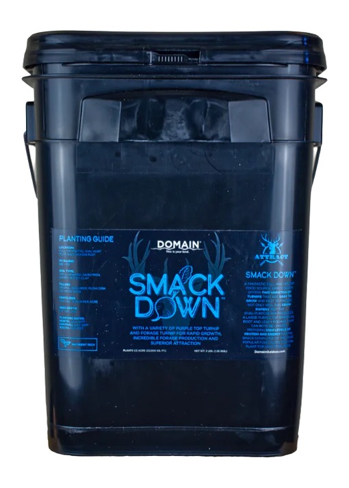 Domain SDFP3 Smack Down Seed, 1/2 Acre, 3 lbs, Turnip Mix, Annuals