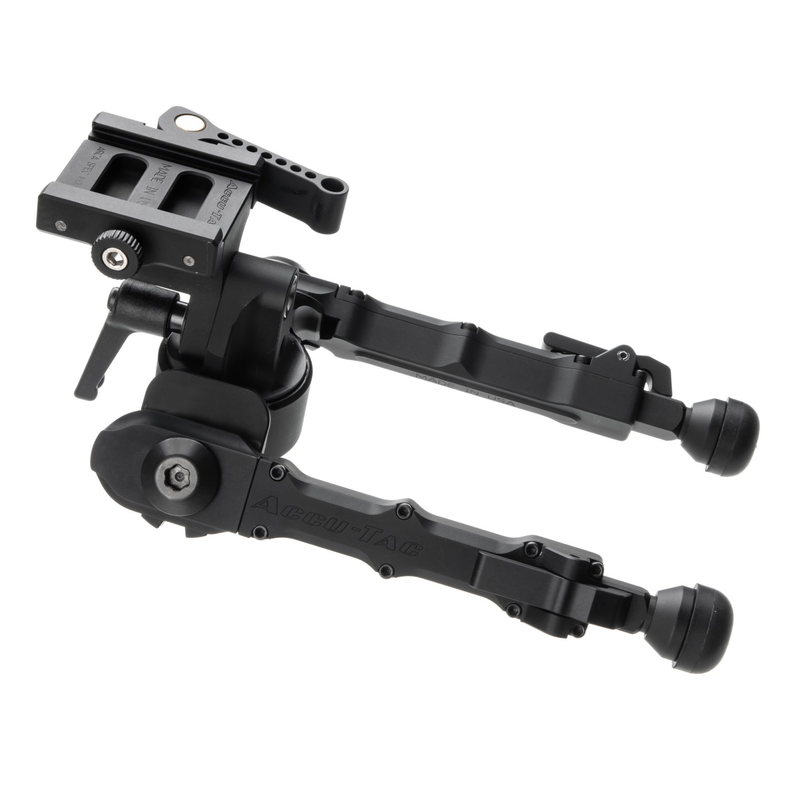 Accu-Tac PC-4 Arca Spec QD Bipod Black (PCASQD-0400) - Accu-Tac