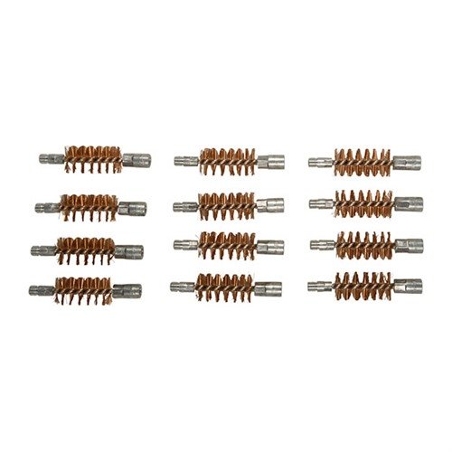 Brownells Double-Up Bronze Brush 12 Gauge 12 Pack - Brownells - 12 GAUGE