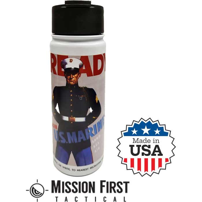 Buy Mission First Tactical USMC 16oz Flip Tumbler WWI Design online