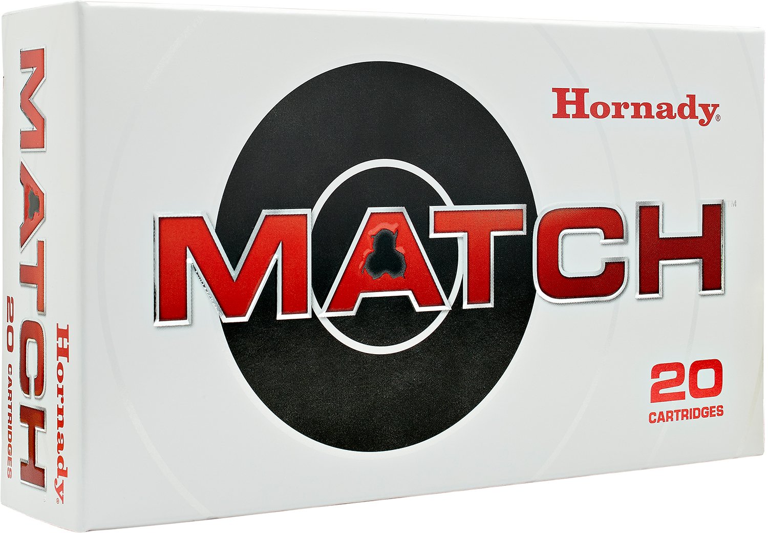 Hornady 8026 Match Target 223 Rem 75 gr HPBTM 2790 ft/s 20 Per Box/ 10 Cs