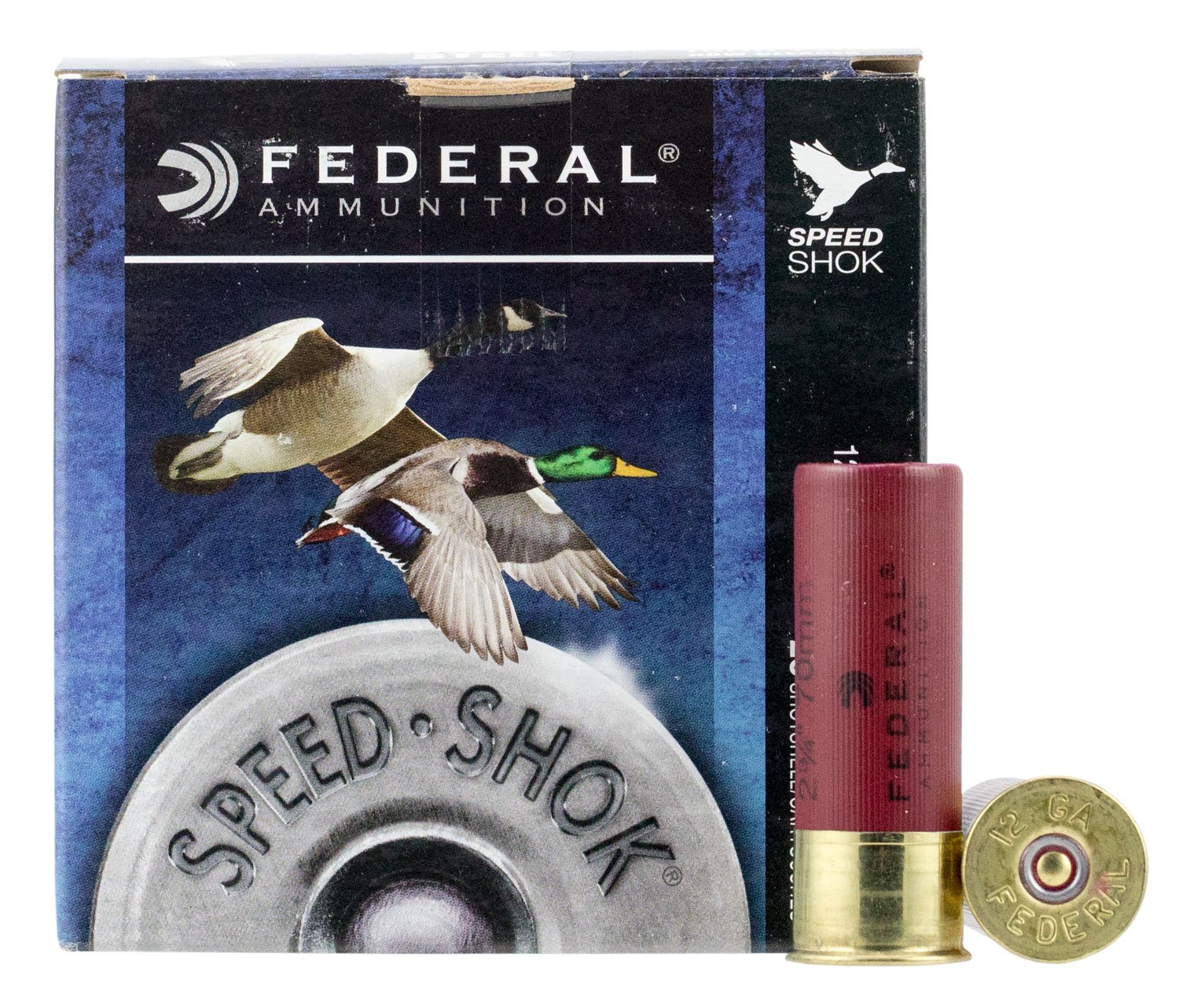 Federal WF1453 Speed-Shok 12Ga 2.75" 1 1/8oz #3 Steel Shot 25 Rds - Federal Premium Ammunition - 12 Gauge