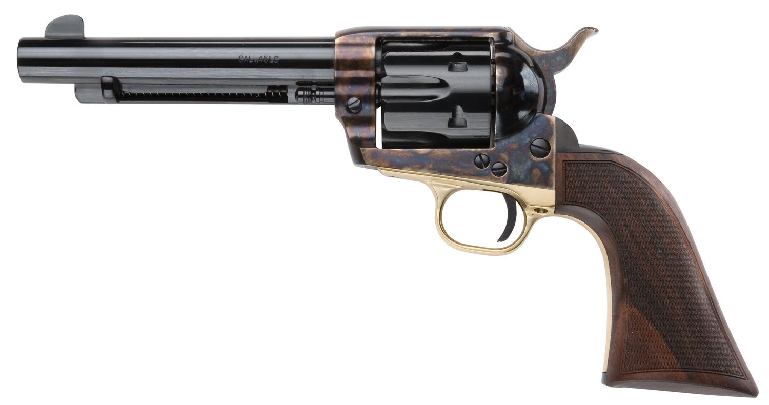 Pietta HF45ALC512NMCW 1873 Alchimista II 45 Colt 5.5" Blued Revolver - PIETTA - 45 Colt (LC)