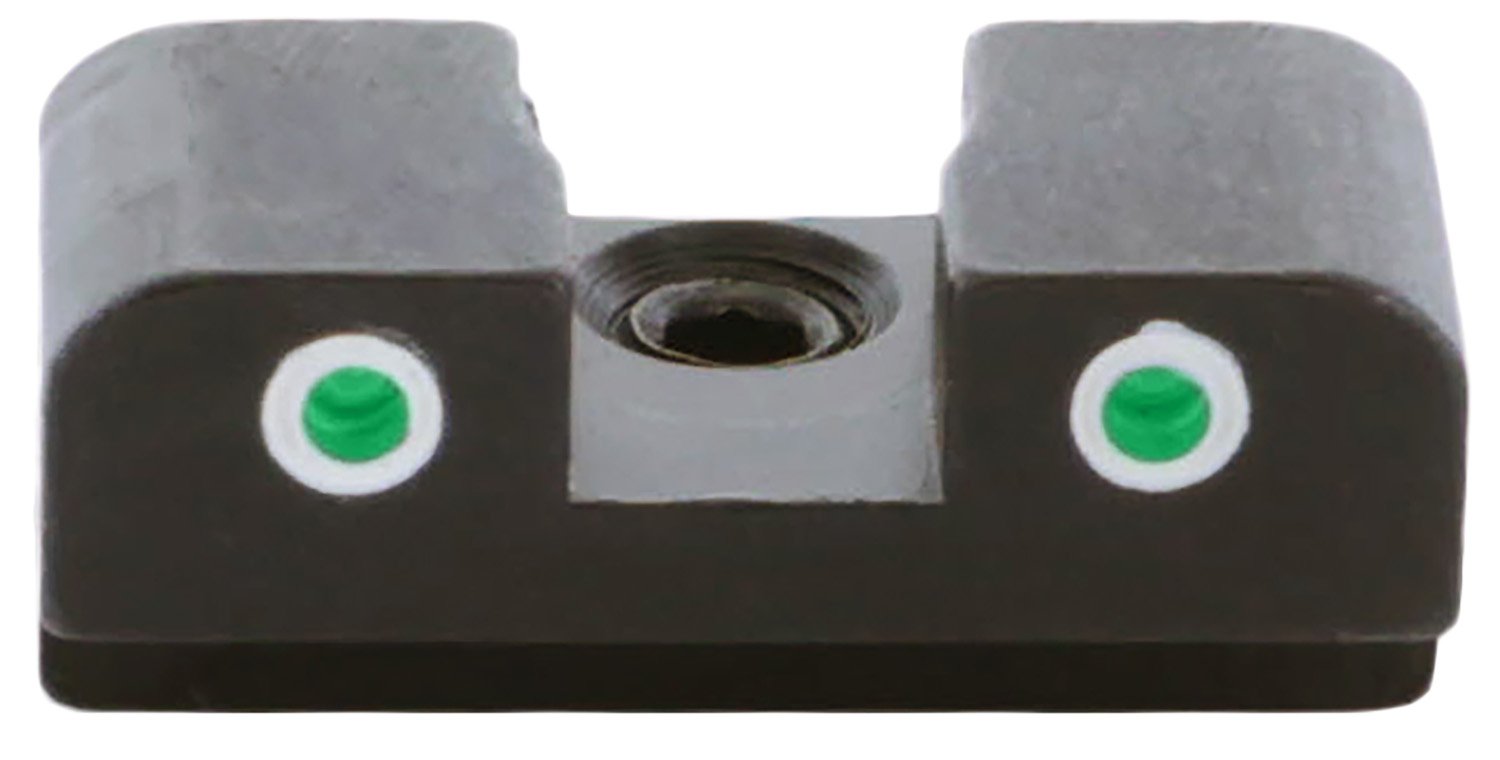 AmeriGlo XD191R Tritium Rear Sight Green/White for Springfield XD/Hellcat - AMER - STEEL