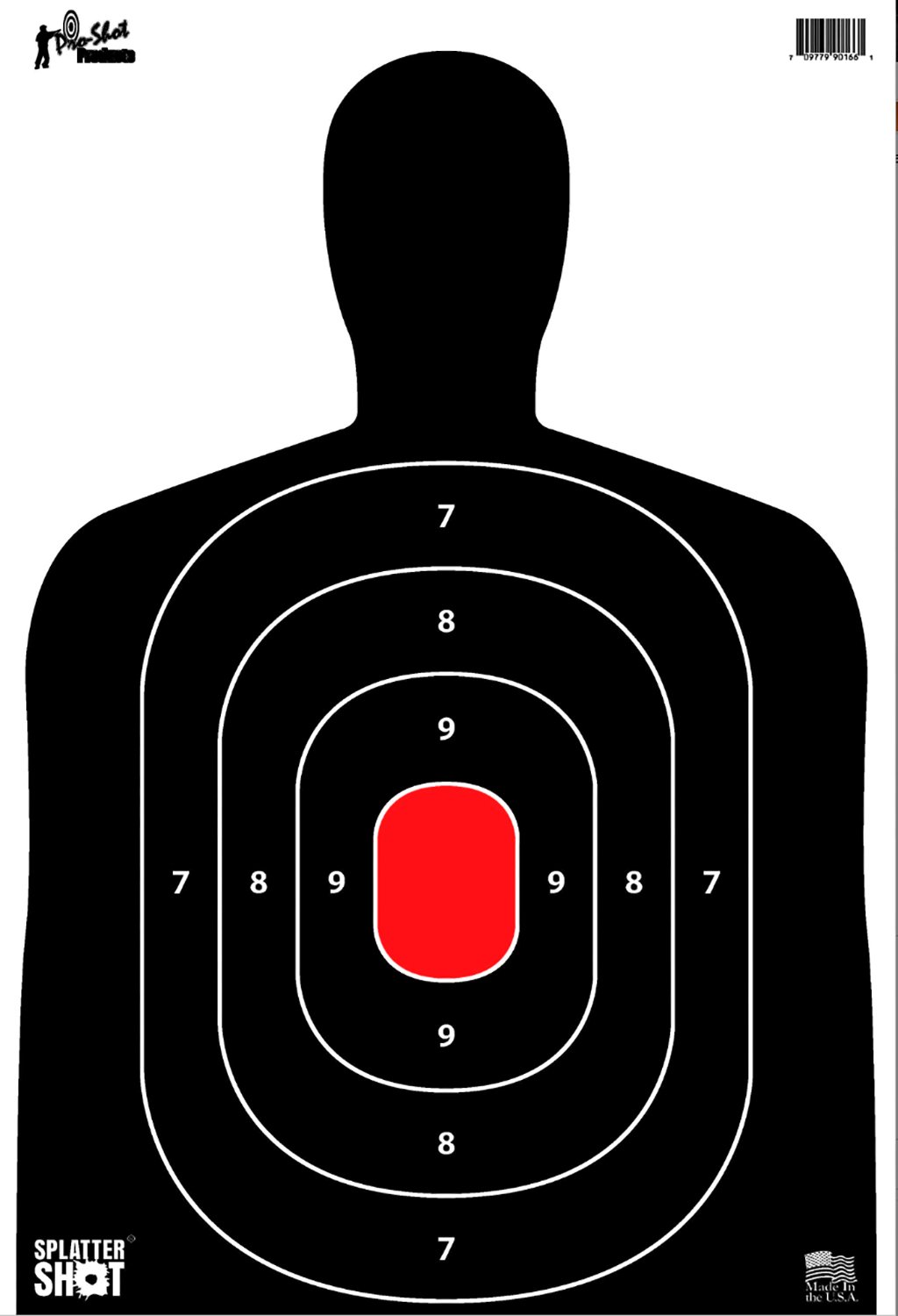 Pro-Shot SILH8Pk SplatterShot Hanging Heavy Paper - Pro-Shot Products