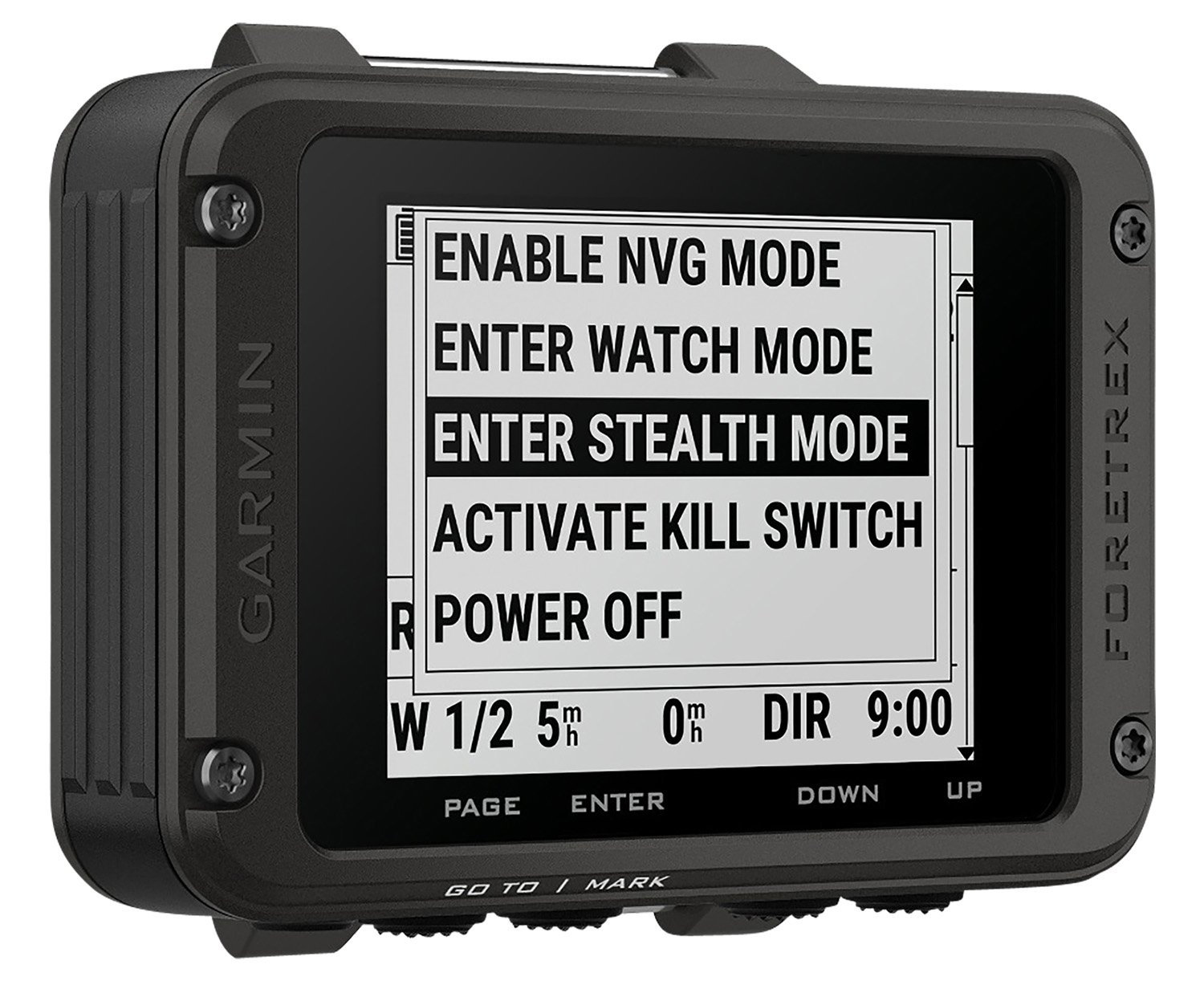 Garmin 0100275900 Fortex 801 GPS Black Monochrome MIP Display