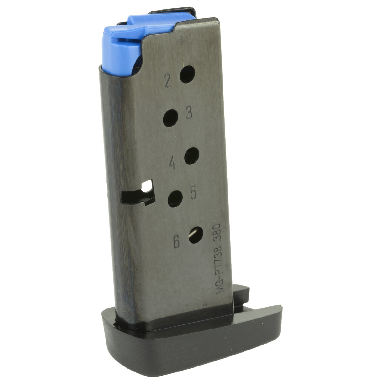 Buy Mec-Gar MGPT7386B Blued 6rd Magazine for Taurus PT738 .380ACP online