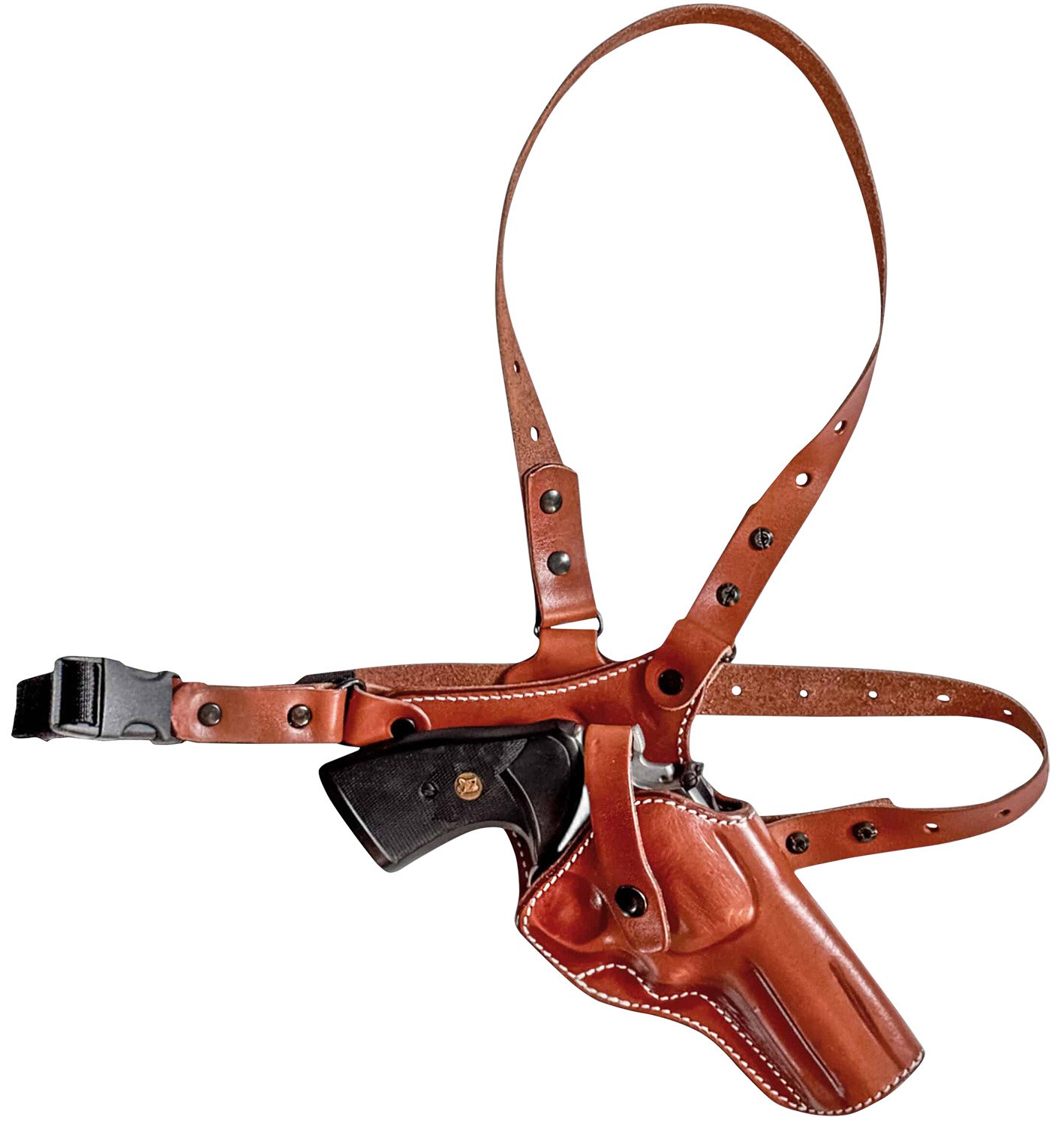 1791 Gunleather PFC-RV5-CBR-R S&W N Frame RH Brown Shoulder Holster - 1791 Gunleather - CLASSIC BROWN