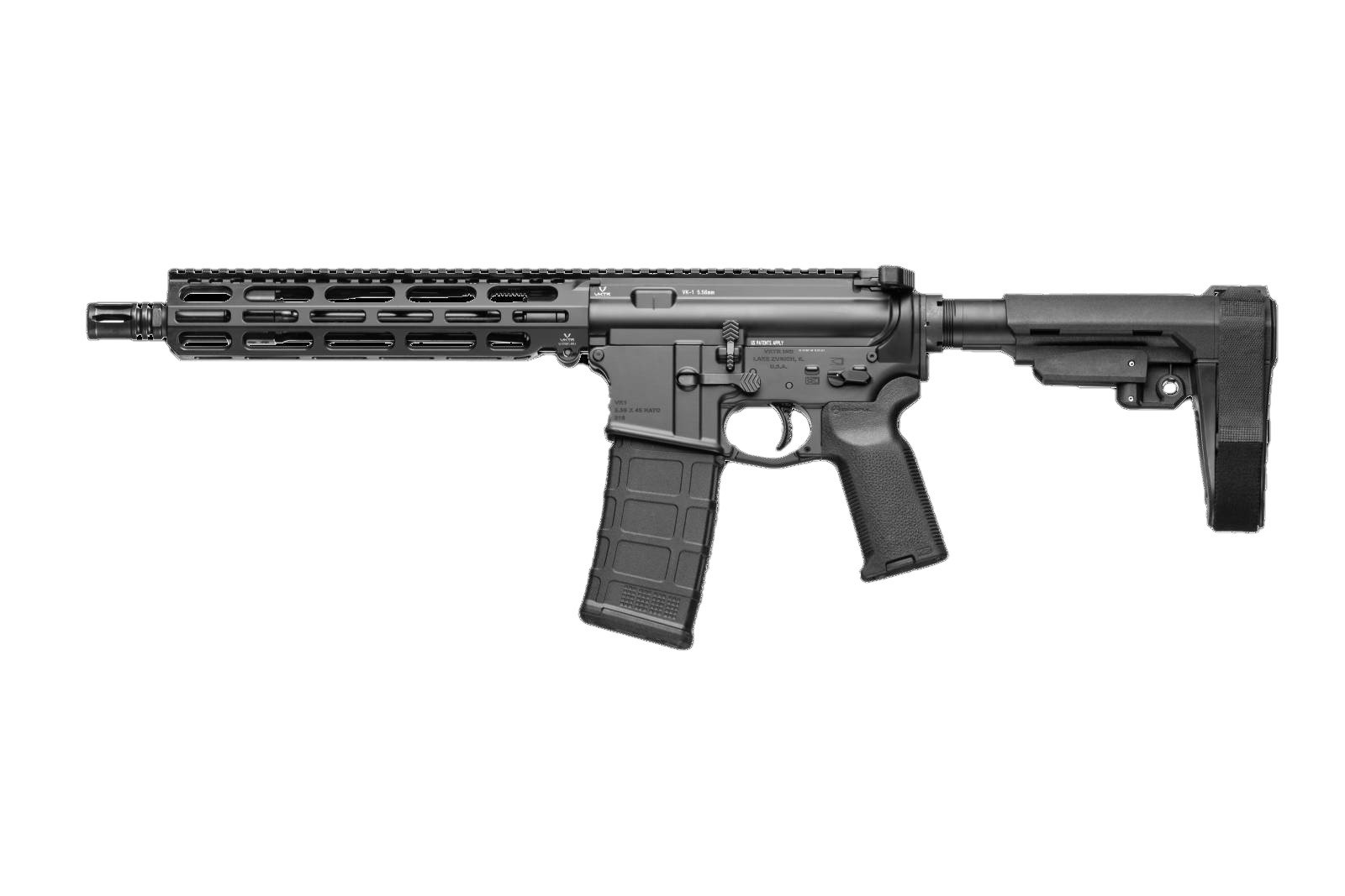 Vktr Industries V31100916617 VK-1 5.56mm 10.5" Black Piston System Rifle - VKTR - 5.56 NATO