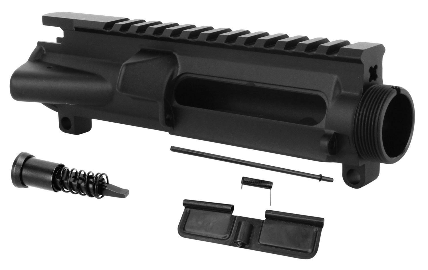 TacFire UP01C AR-15 Stripped Upper Receiver 7075-T6 Aluminum Black - TacFire - 5.56X45MM NATO