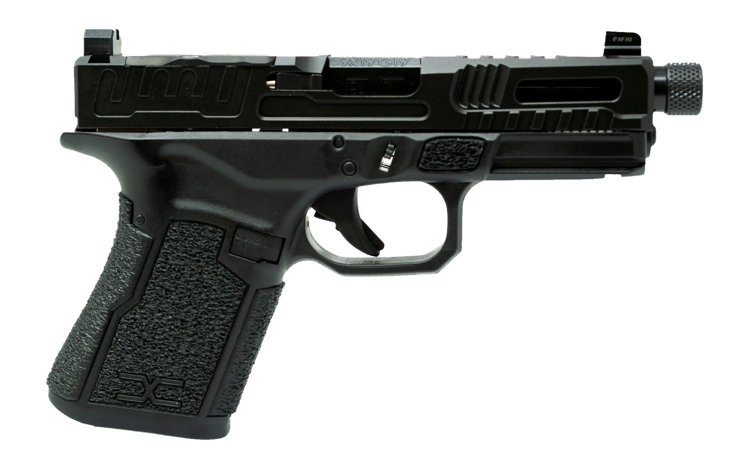 Faxon Firearms FX-19-HF-02 FX-19 Hellfire Gen 2 9mm Luger Black Threaded Barrel - Faxon Firearms