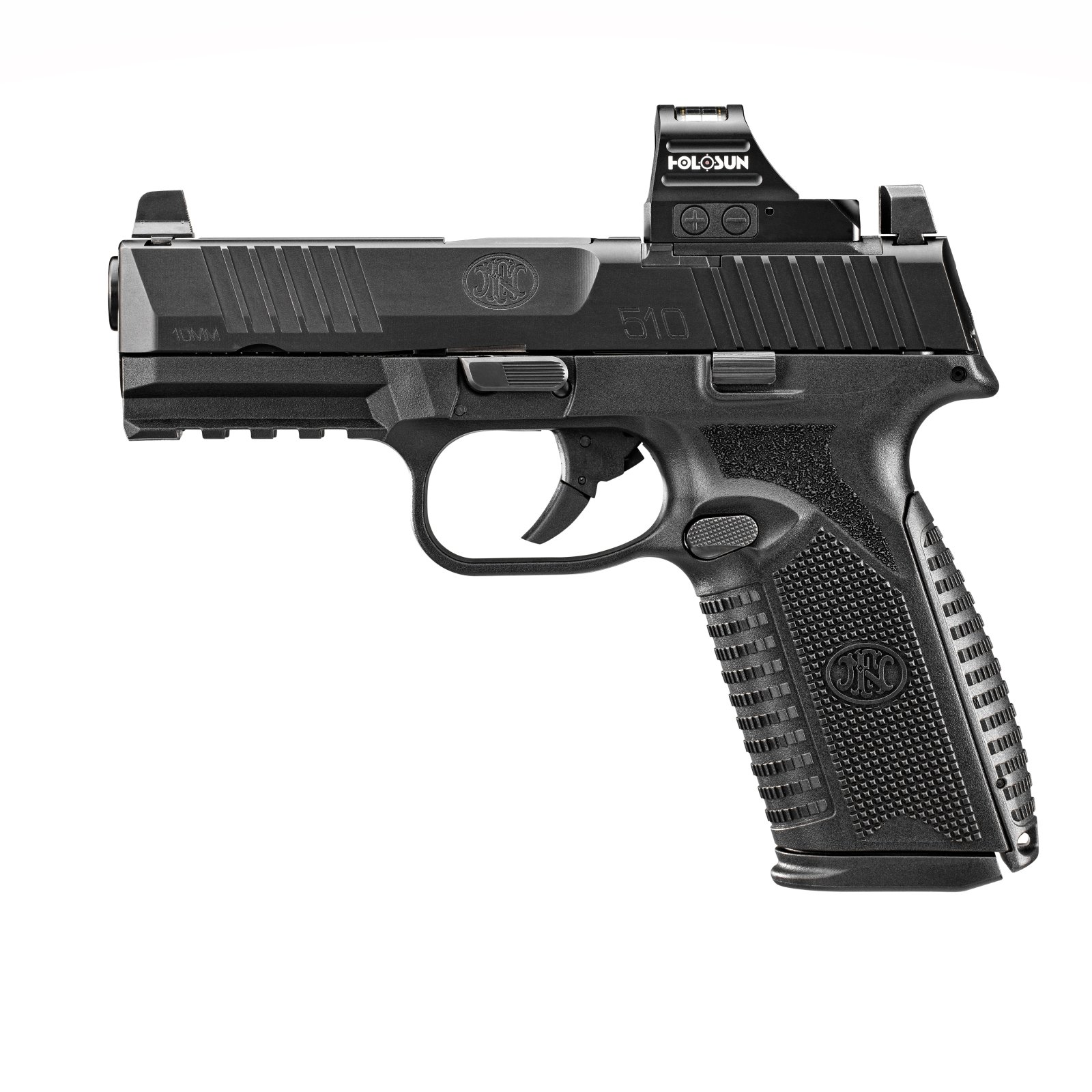 FN 66-101857 510 MRD 10mm 4.1" Black Holosun 407C 2/15rd Semi-Auto