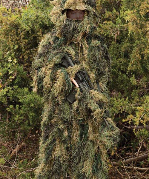 Red Rock 70915ML Ghillie Suit Woodland 5-Piece Adult Medium/Large - Red Rock Gear