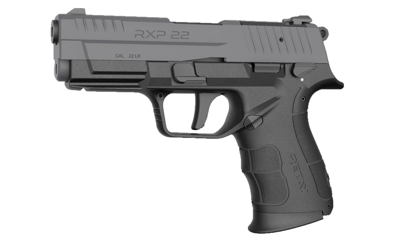 Retay RXP22-BLK-1318TH RXP22 22 LR 4" Matte Black Semi-Auto Pistol