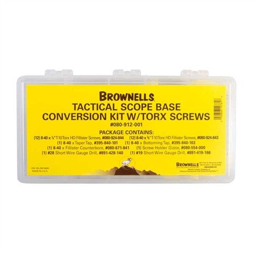 Brownells Tactical Scope Base Conversion Kit Torx 050806107816