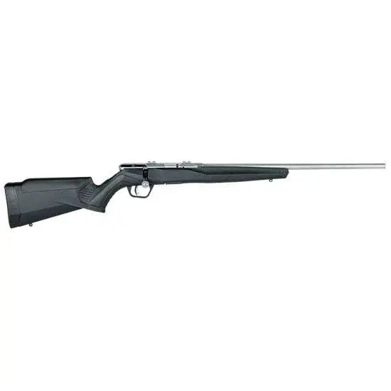 Buy Savage Arms 70202 B22 FVSS Bolt Action 22 LR Caliber 10+1 Capacity 21" Barrel Matte Stainless Metal Finish Matte Black Synthetic Stock Right Hand (Full Size) online