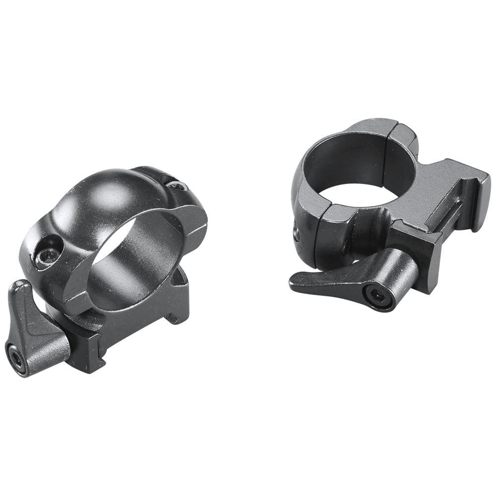 Weaver Mounts 49327 Lever Lok Top Mount 1" Extra High Matte Black Steel - Weaver - 1"