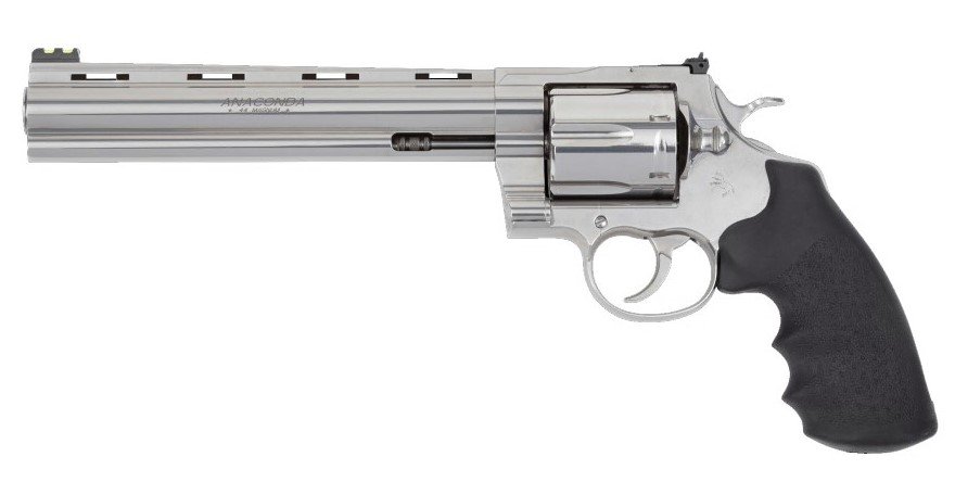 Colt Mfg ANACONDASP8RFT Anaconda Target 44 Mag 6rd 8" Stainless Vent... - Colt - 44 Magnum | 44 Special