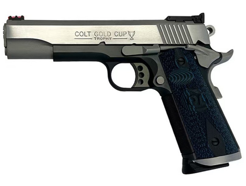 Colt Mfg O5970XETT Gold Cup Trophy 45 ACP 8+1 5" Stainless National...