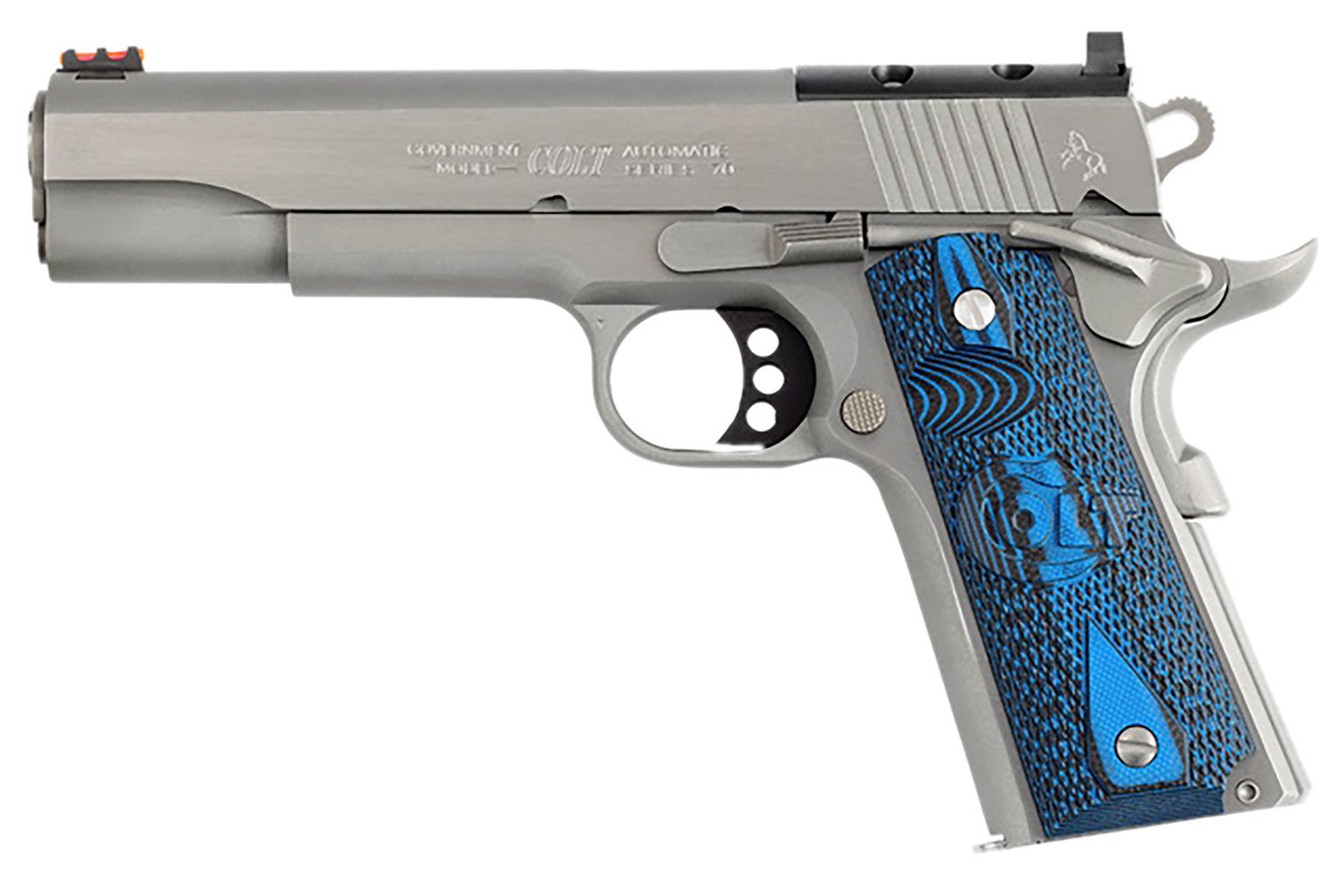Colt O1072CCSOR Govt Competition 9mm 5" 8-Shot Stainless Optics Ready